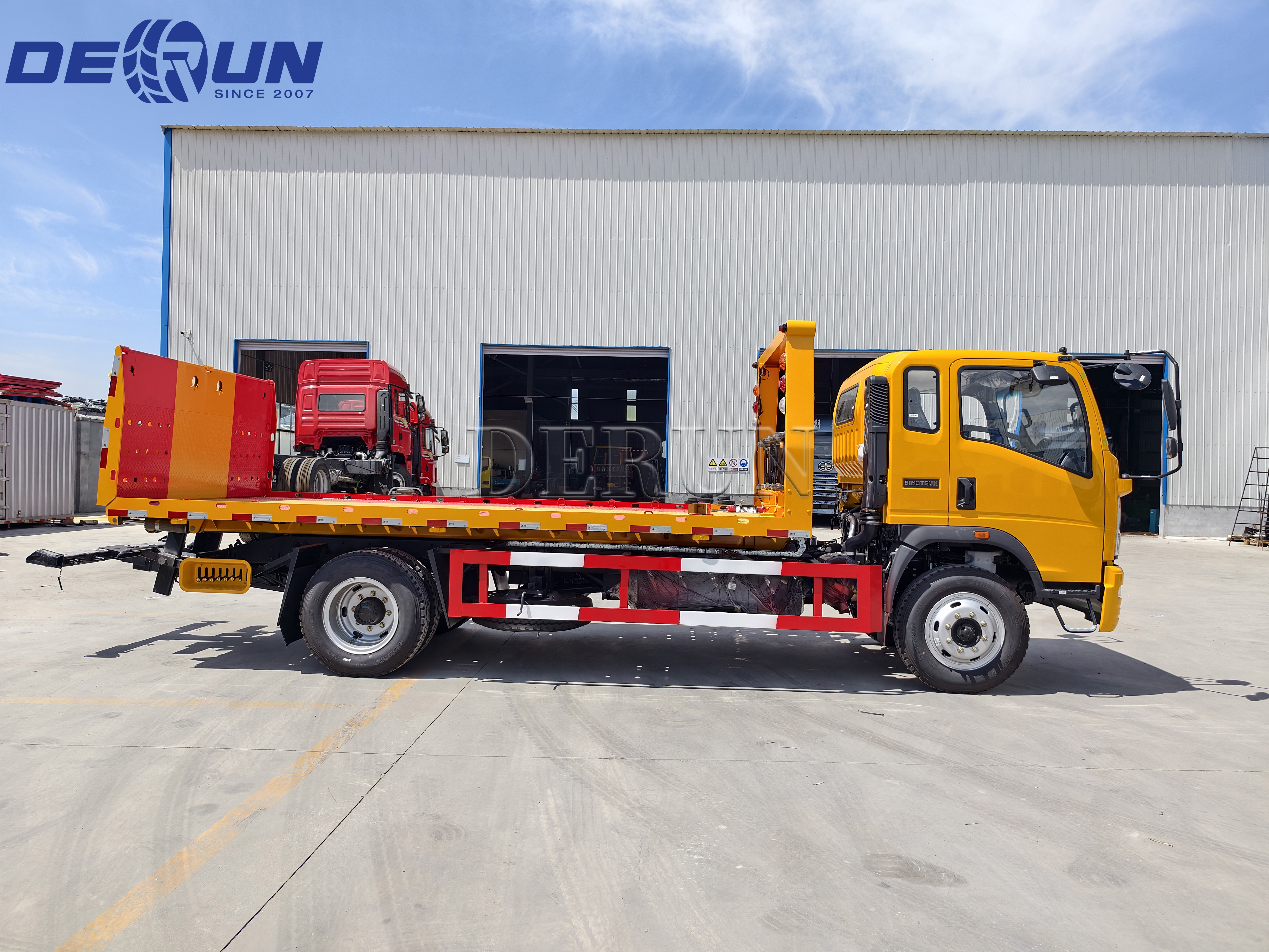 Sinotruk HOWO 4x2 Wrecker truck ut amet Nicaragua