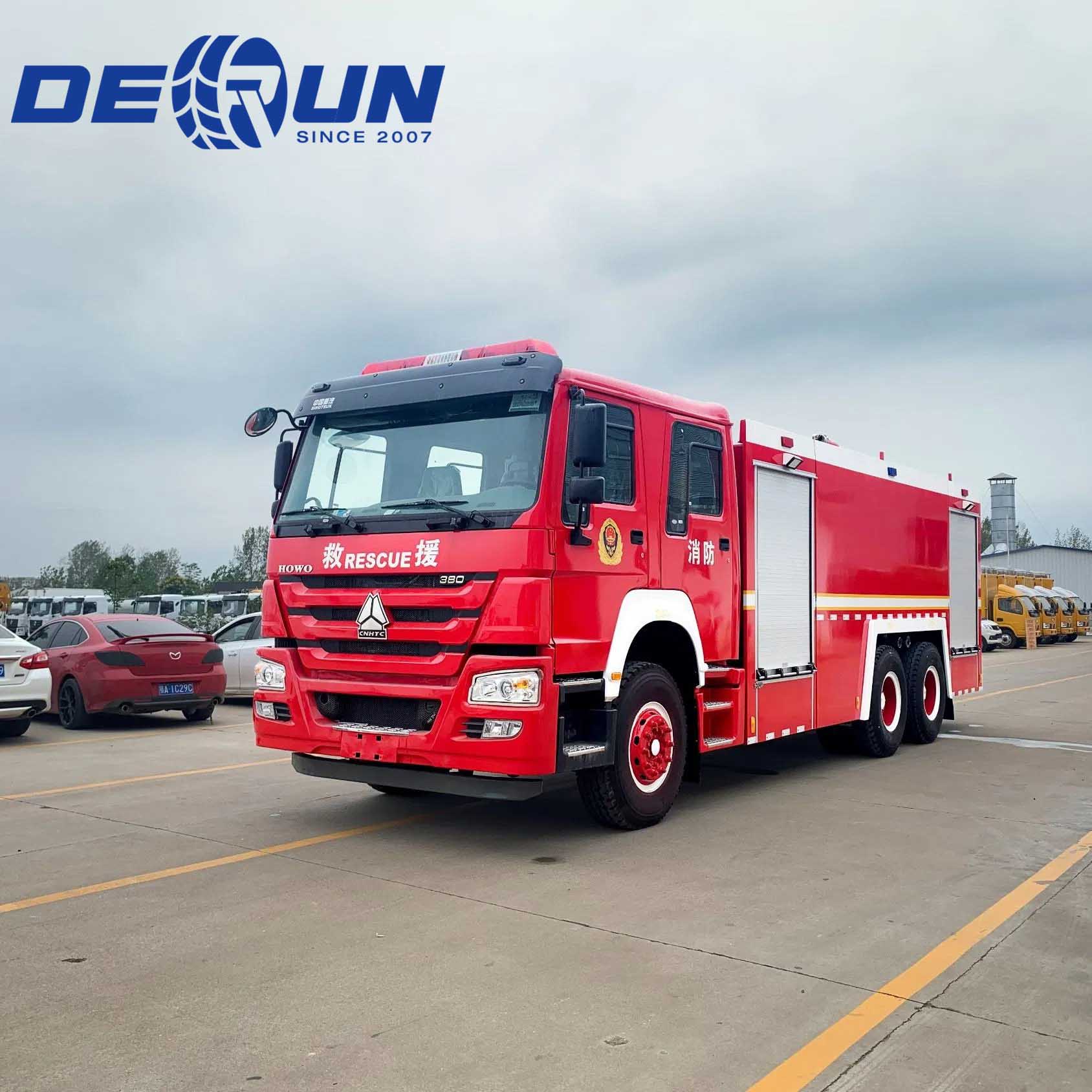 Quam eligere gravis Officium Ignis Truck Industrial: Quare in Sinotruk HOWO 6x4 eminet