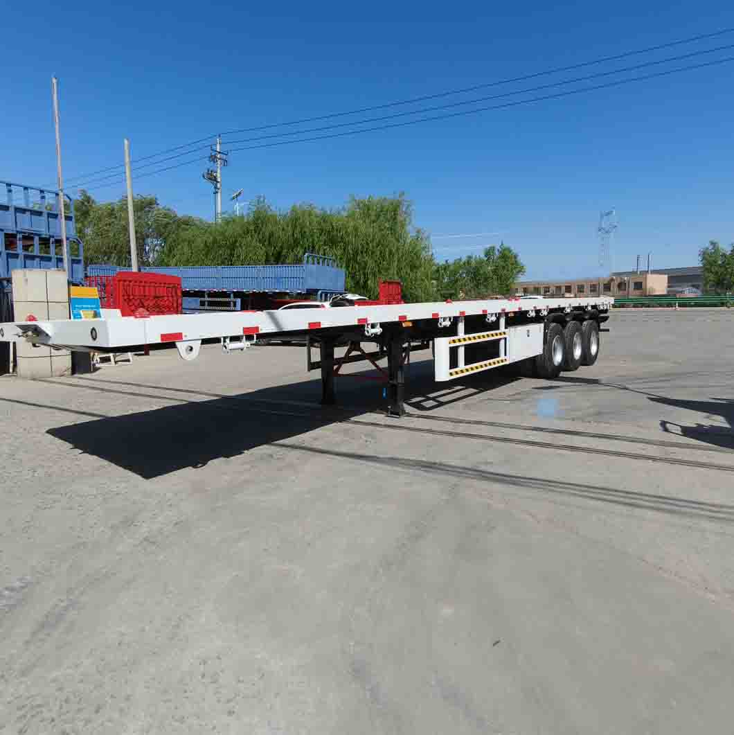 III Axem Flatbed Semi Trailer Designed for Tanzania