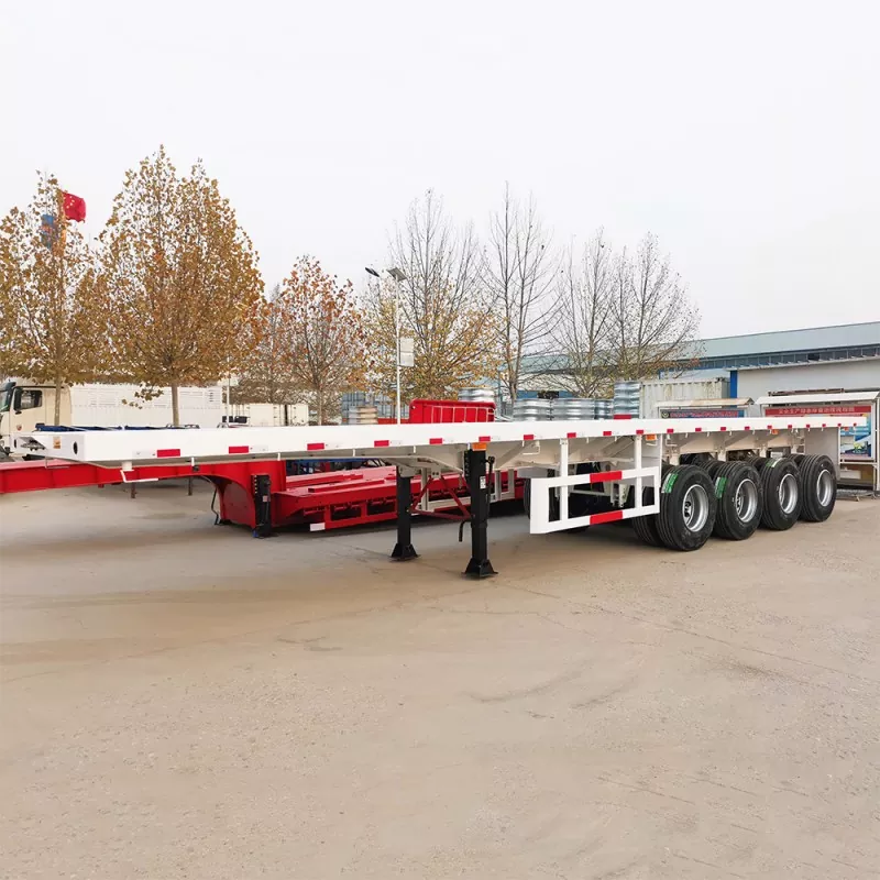 IV Axem 80Ton Flatbed Semi Trailer