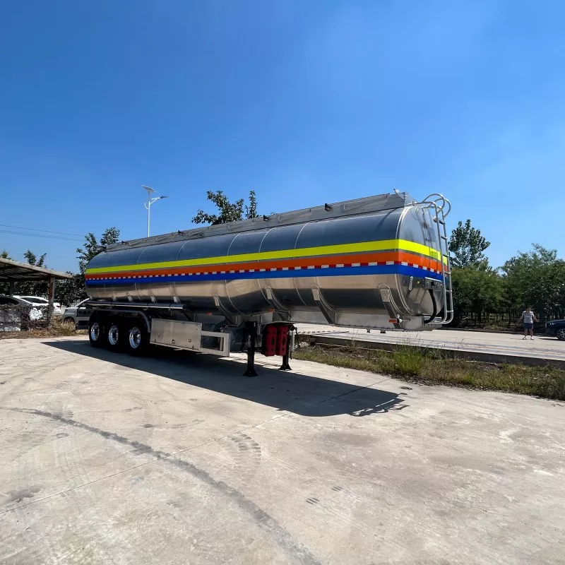 Aluminium Alloy Crude Oil Tank Trailer